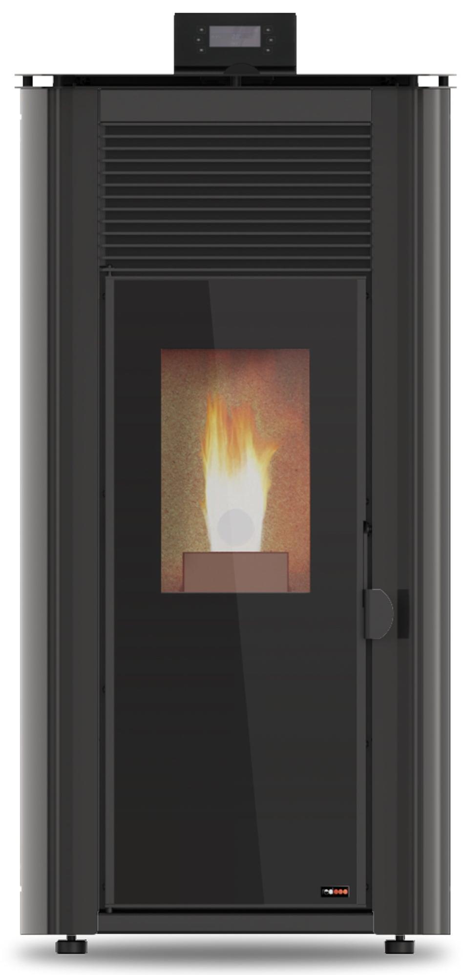 ESTUFA A PELLET RED POD FIRST 10KW BLACK